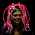 Pink Diva Dreads LED Headband